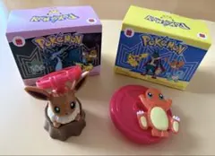 【マックハッピーセット】ポケモン第1弾&第2弾 ヒトカゲ&イーブイのセット