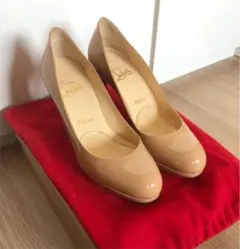 ★再値下げしました★クリスチャンルブタン パンプス ヌード