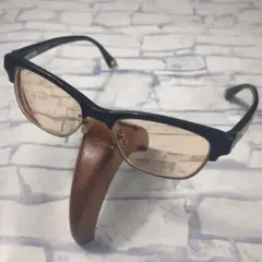 TK　タケオキクチ メンズ　色付き　ブロー　度入（強）メガネ
