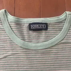 90s Land’s End ランズエンド　ボーダーTシャツ
