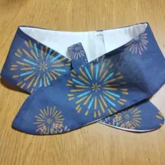 ★送料込 手作り花火絵柄生地ネッククーラーカバー★⑰