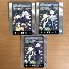おそ松さん コレクションカード バニーボーイ 3枚セット