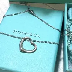 Tiffany オープンハート　ネックレス　ペンダントトップ　シルバー　925