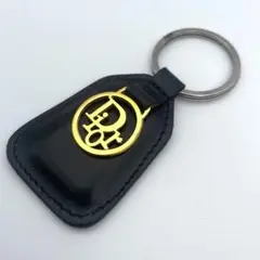 ディオール　DIOR キーホルダー　レザー　ブラック