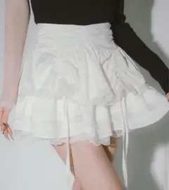 ランダムフリルミニスカート