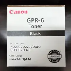 u003c送料無料u003e キヤノン海外純正品トナー GPR-6 ブラック