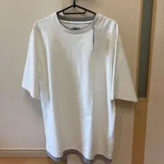 【新品】NAVY SARARI 冷感フェイクレイヤードTシャツ