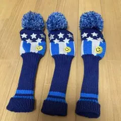 スマイル&スター ヘッドカバー3点セット