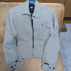 白黒チェックジャケット Mサイズ