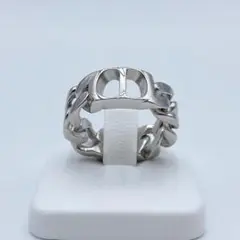 【大人気・20号】ディオール メンズ 指輪 リング DIOR シルバー チェーン