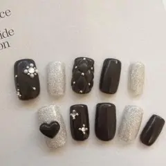 ネイルチップ【落ち葉】♡キルティング