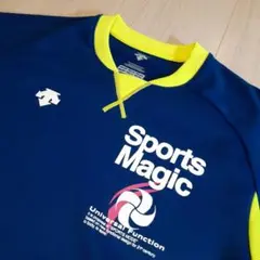 DESCENTE メンズ　バレーボール カットオフ スウエット　ネイビー　L