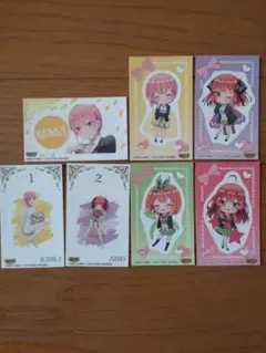 五等分の花嫁　一番くじ　マガジン　シール　セット　少年マガジン