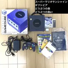 動作確認済|任天堂ゲームキューブ 青 本体 ソフト・メモリーカード・保証書付