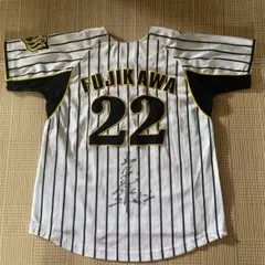 藤川球児サイン入りユニフォーム MIZUNO 阪神タイガース 2025年ユニフォーム 刺繍 藤川球児 新
