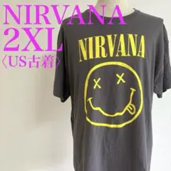 NIRVANA スマイリーフェイス Tシャツ ニルヴァーナ　公式オフィシャル