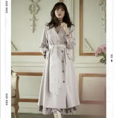 her lip to❤︎Belted Dress Trench Coat