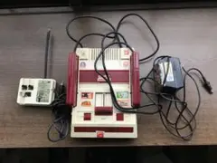【接続確認済・送料無料・ジャンク】ファミコンとRFスイッチと非純正アダプター