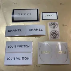 10枚set ★ブランド ステッカー HERMES、 Diorなど