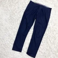 Manuel Ritz テーパードパンツ　デザイン性　お洒落　ブルー　（50）