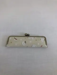 シマエナガペンケースがま口