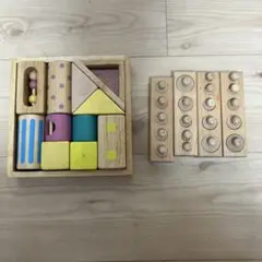 円柱差し　積み木