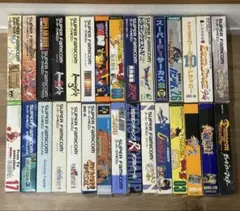スーパーファミコン カセット 30本 まとめ売り 箱、説明書あり