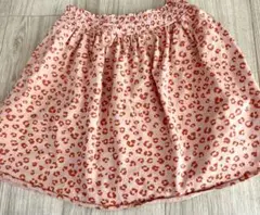 H&M ピンク レオパード柄 スカート
