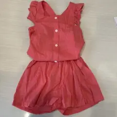 新品　ノースリーブ 上下セット フリル付き
