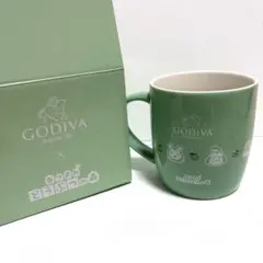 GODIVA❤️あつまれどうぶつの森 コラボ マグカップ グリーン レア 限定