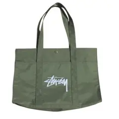 STUSSY ミニトートバッグ グリーン