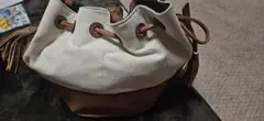 しまむら　a.v.v　バケツ型巾着ショルダーバッグ