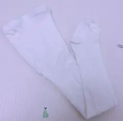 キッズ　タイツ 白　90-100cm