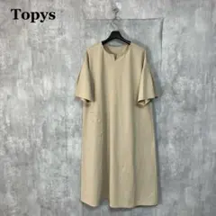 Topys キーネック ワンピース