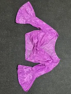 パープルレース ベリーダンス トップス
