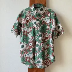 weac. FLORIST 総柄半袖シャツ