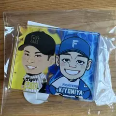 セパ交流戦　阪神　佐藤輝明・日ハム　清宮幸太郎ガチャガチャ　アクスタ