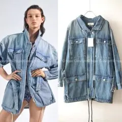 【定価11万】イザベルマランエトワール ベルテッド デニム ジャケット