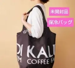 KALDI カルディ コンパクト保冷バッグ ブラック 黒　エコバッグ 折り畳み