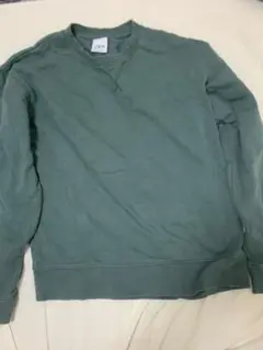 ZARA グリーン クルーネック セーター M
