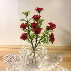 アメリカンフラワー・ディップフラワー・ディップアートのミニバラ