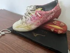 Mizuno サッカーシューズ スパイク ホワイト/レッド