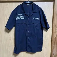 アヴィレックスU.S. NAVY 半袖シャツ ネイビー