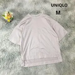 【ユニクロ】+Ｊ スピーマコットン オーバーサイズＴシャツ (M) ピンク