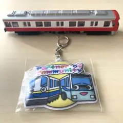 Nゲージ　電車　関東鉄道　反射材キーホルダー