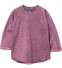 Good On グッドオン ベースボールTシャツ　ワイン　XL 7分丈