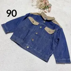 【GOOD'S】デニムジャケット 90 ベビー アウター 秋冬 ウエスタン