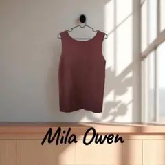 『美品』Mila Owen バーガンディ タンクトップ