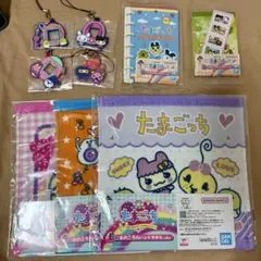 たまごっち フィギュア9個とハンドタオルセット