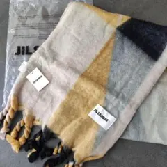 【新品未使用】JIL SANDER ジルサンダー マフラー ストール イエロー